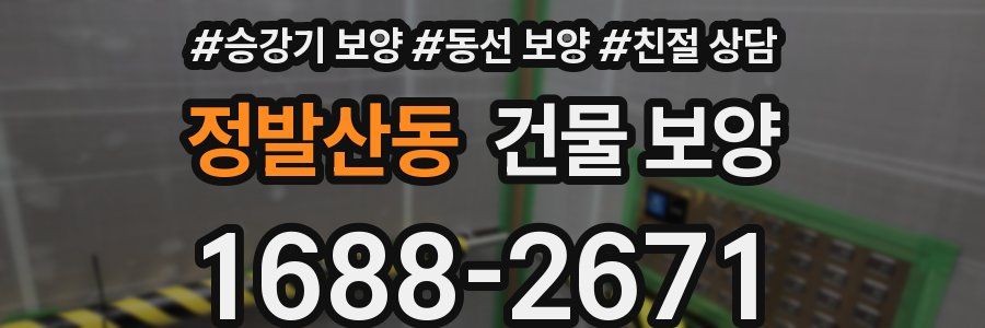 정발산동 건물 보양