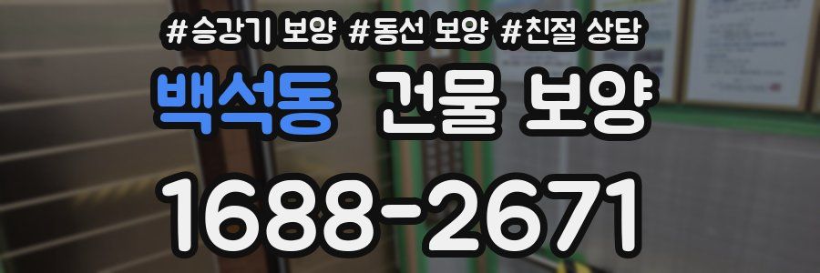 백석동 건물 보양