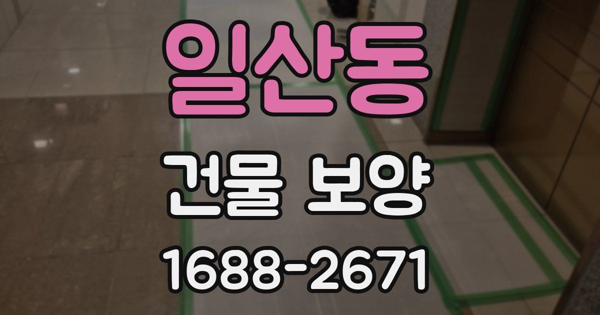 일산동 건물 보양