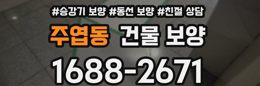 주엽동 건물 보양