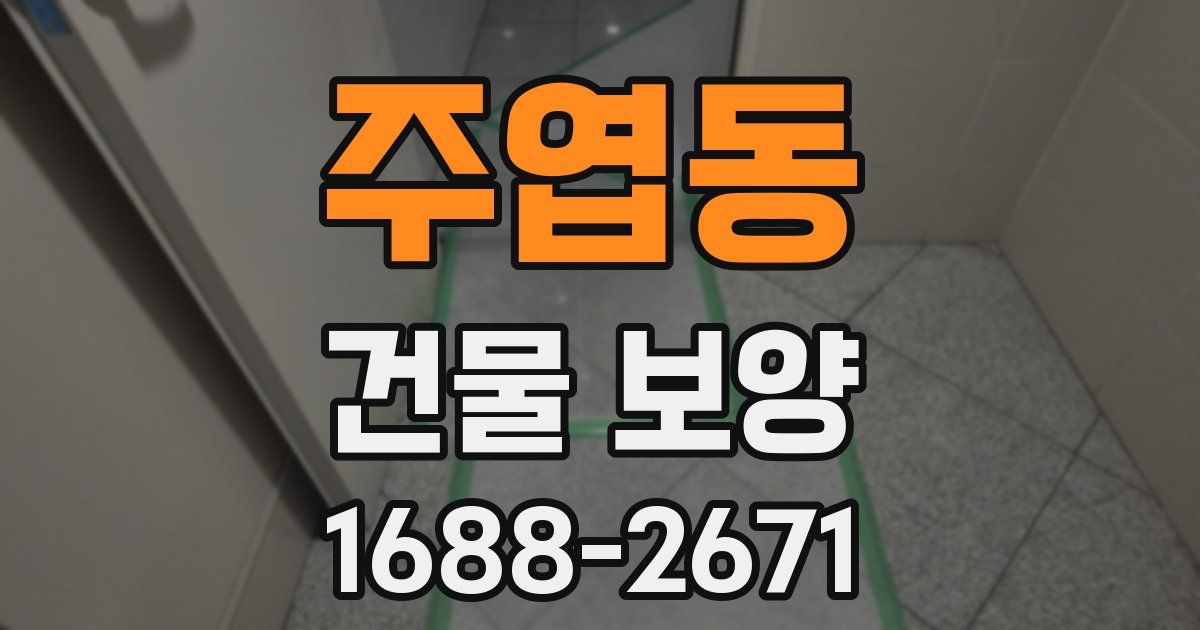 주엽동 건물 보양