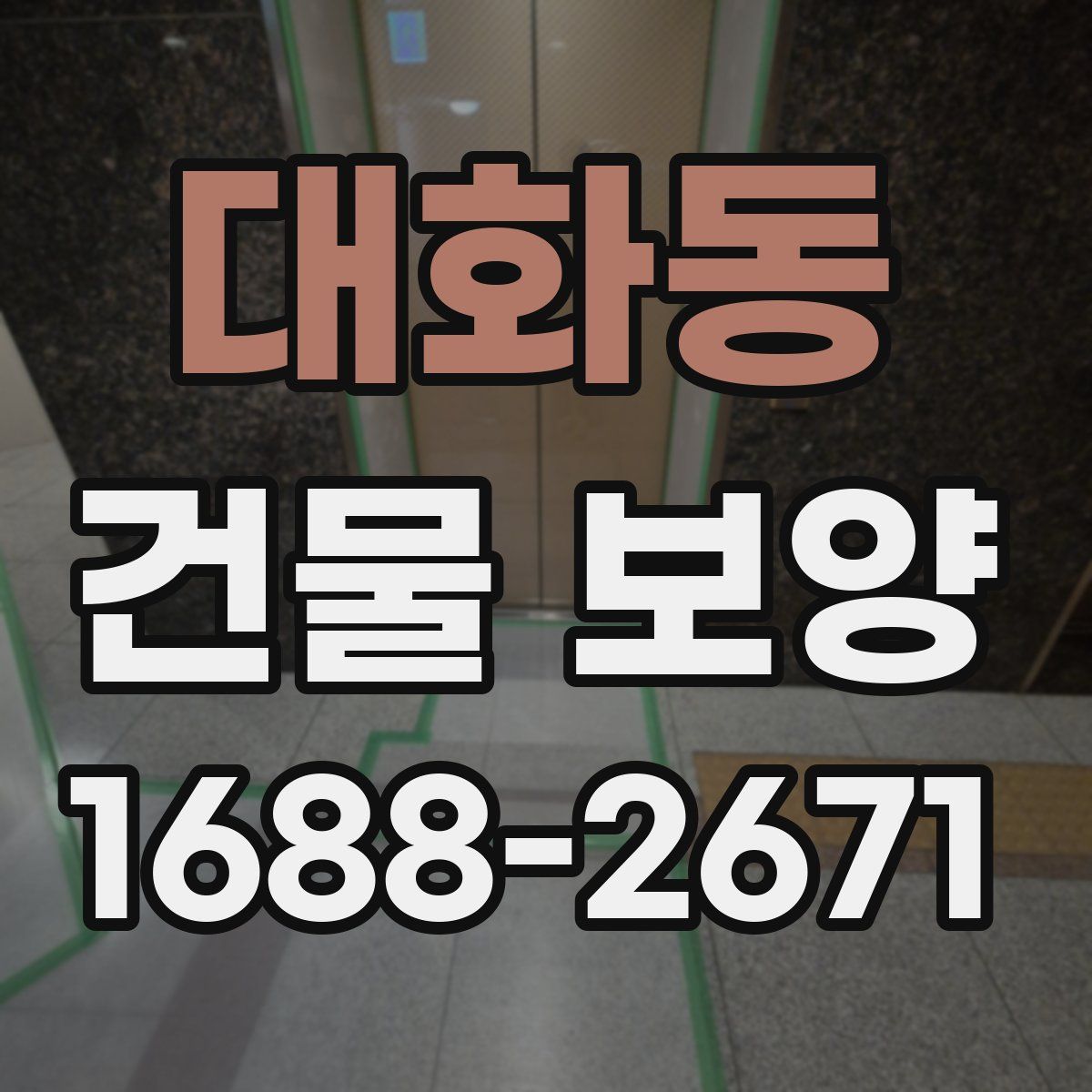 대화동 건물 보양