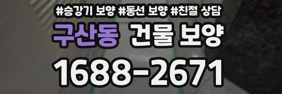 구산동 건물 보양