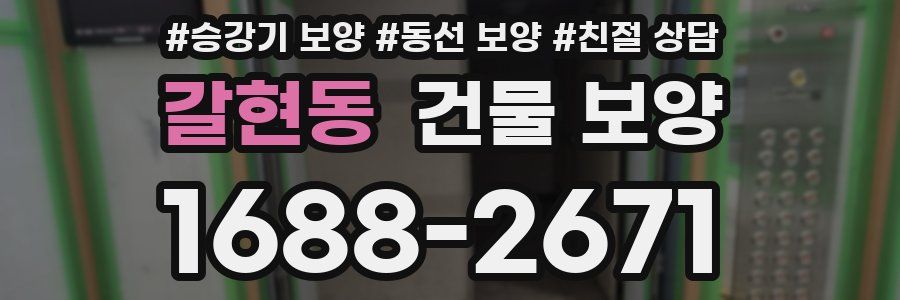 갈현동 건물 보양