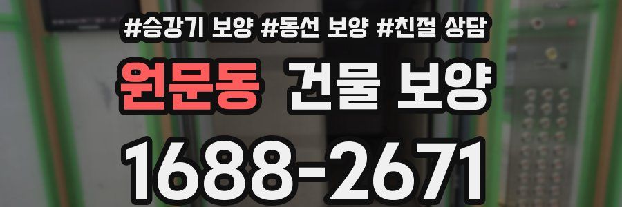 원문동 건물 보양