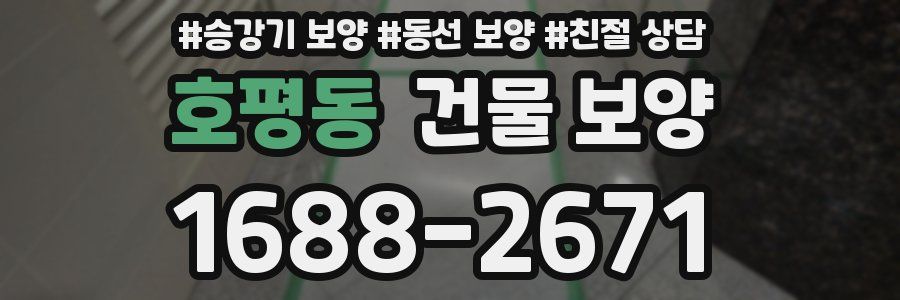 호평동 건물 보양
