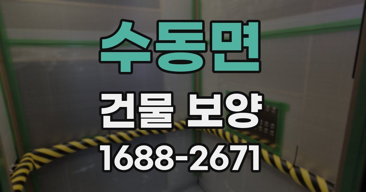 수동면 건물 보양