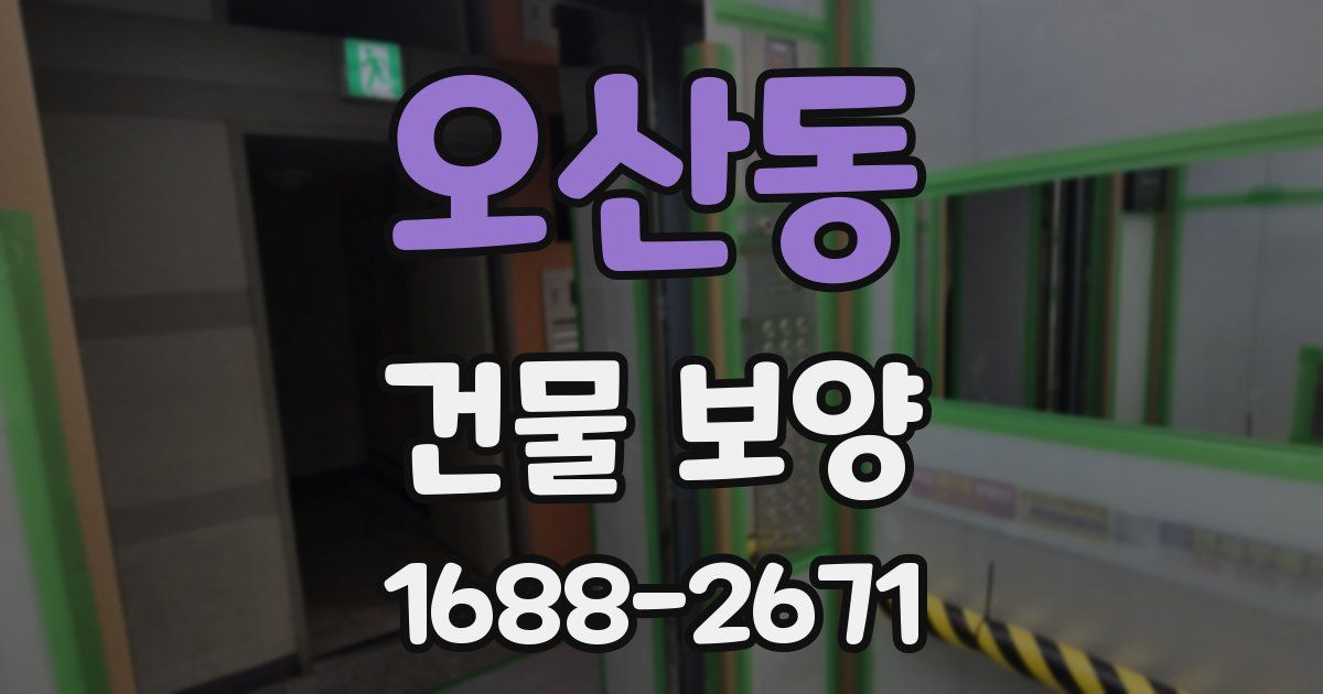 오산동 건물 보양