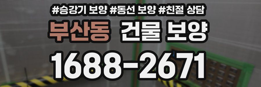 부산동 건물 보양