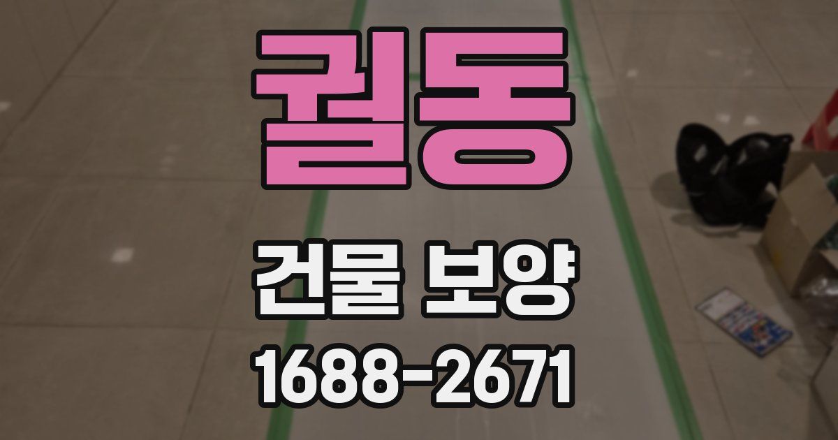 궐동 건물 보양