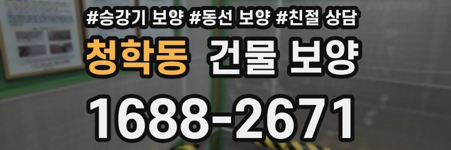 청학동 건물 보양