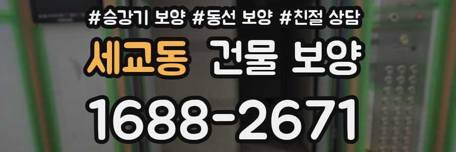 세교동 건물 보양