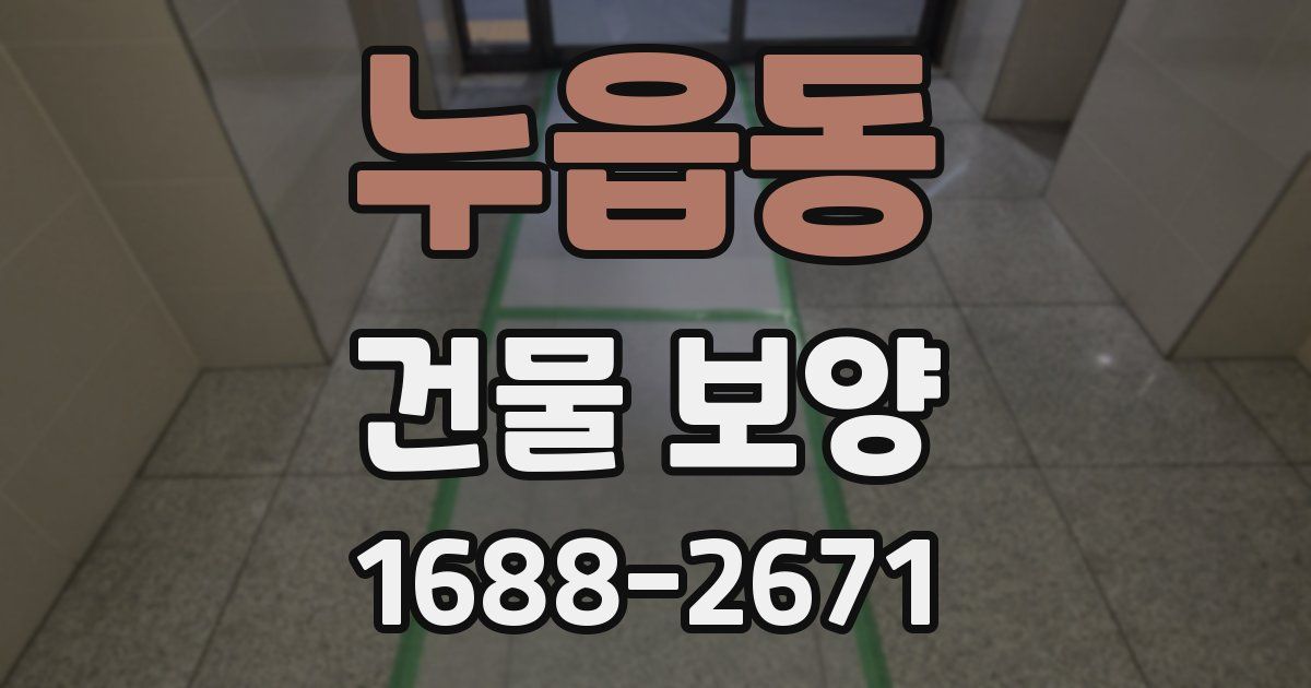 누읍동 건물 보양