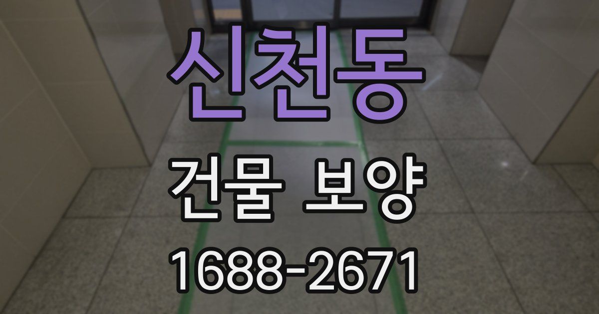 신천동 건물 보양