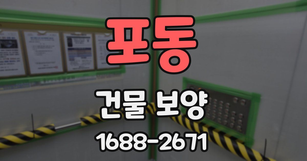 포동 건물 보양