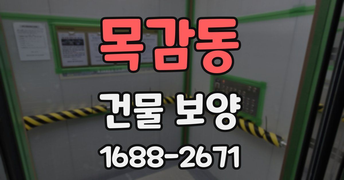 목감동 건물 보양