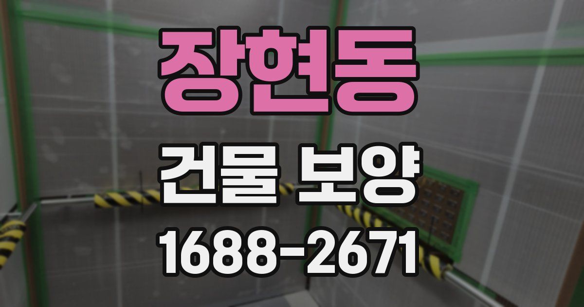 장현동 건물 보양