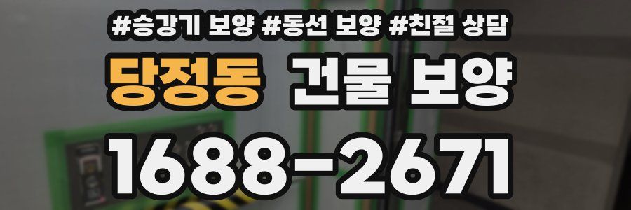 당정동 건물 보양