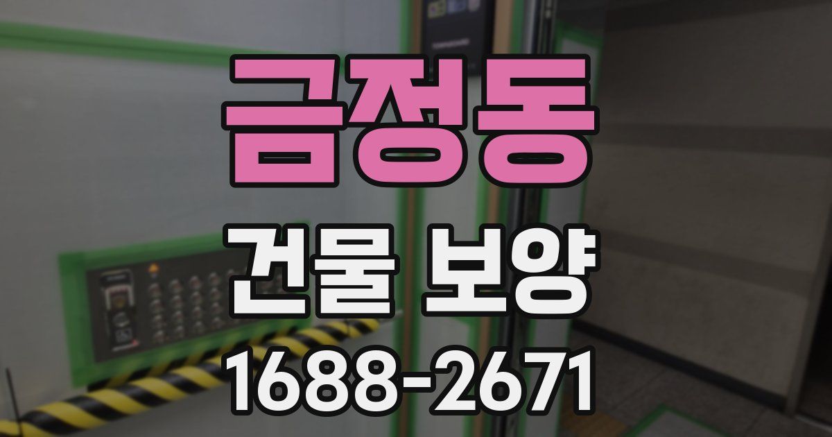 금정동 건물 보양