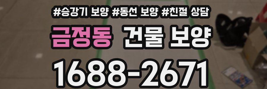 금정동 건물 보양