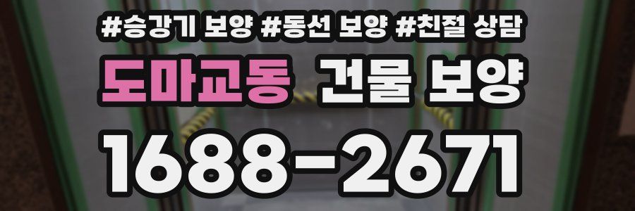 도마교동 건물 보양
