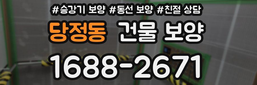 당정동 건물 보양