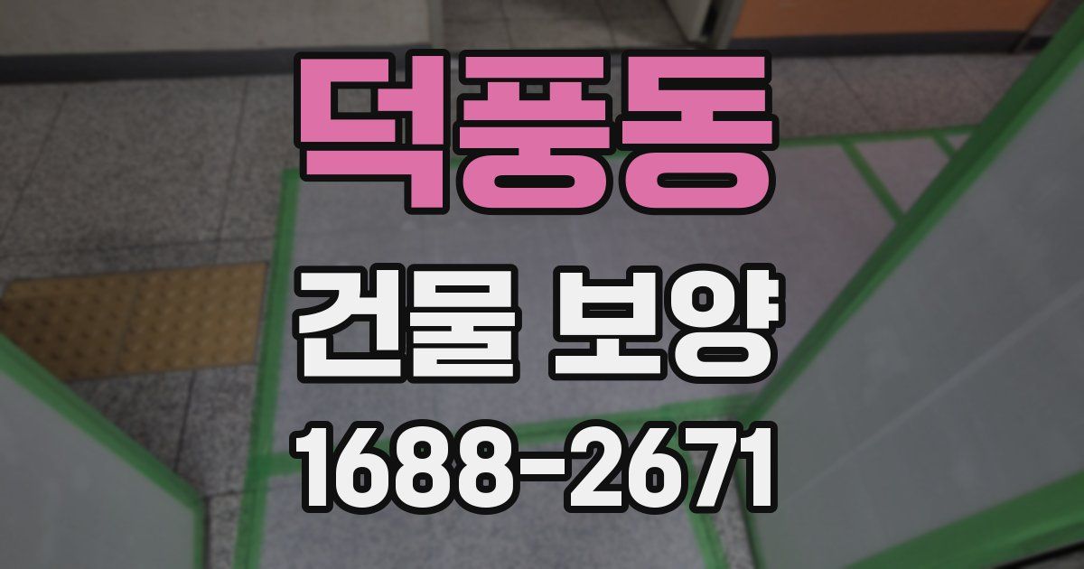 덕풍동 건물 보양