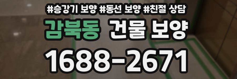 감북동 건물 보양