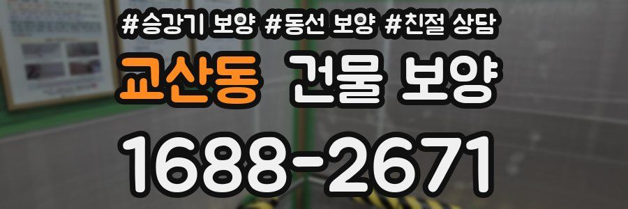교산동 건물 보양