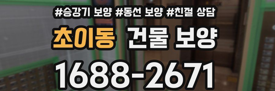 초이동 건물 보양
