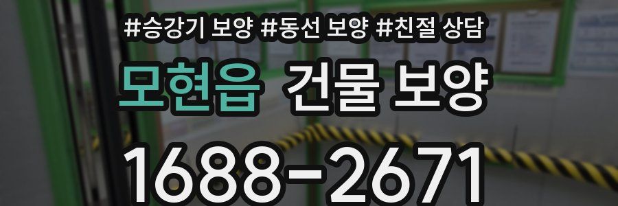 모현읍 건물 보양