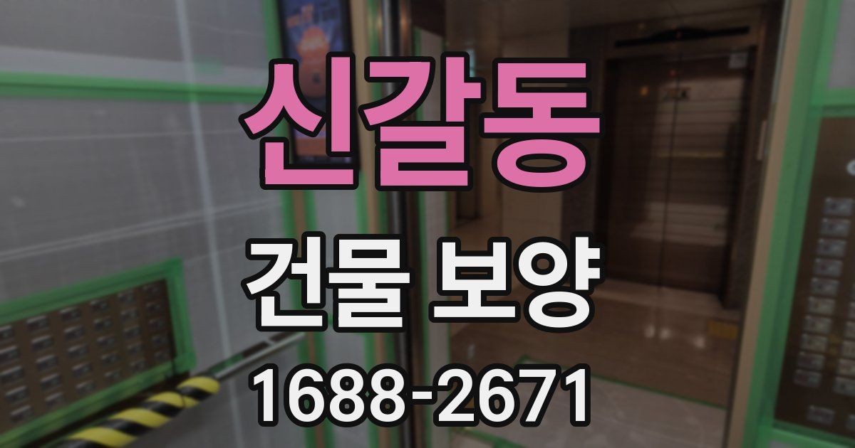 신갈동 건물 보양