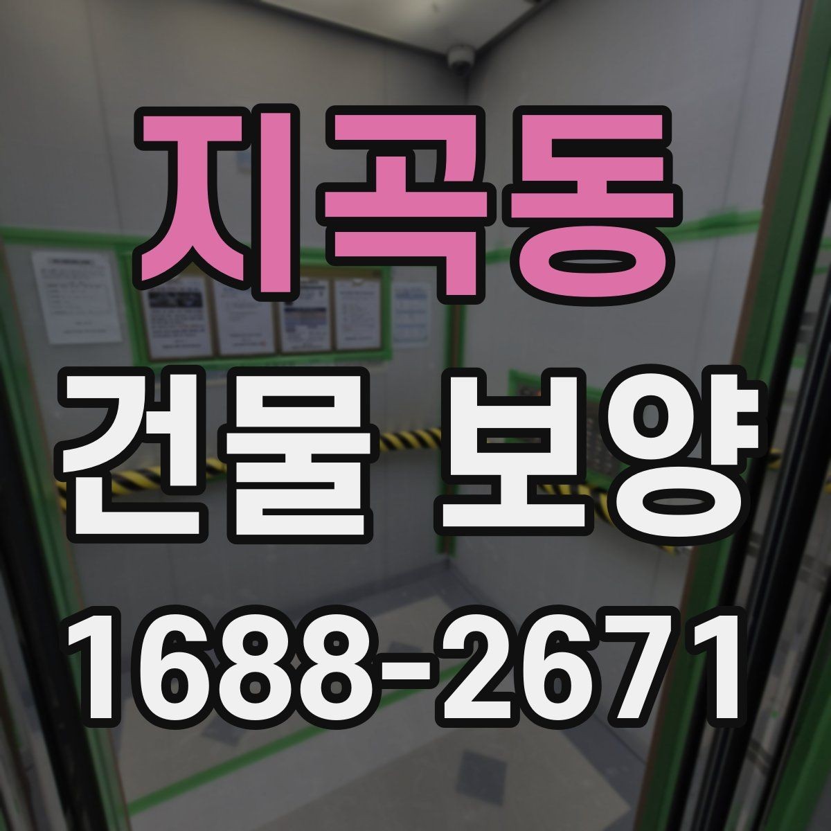 지곡동 건물 보양 작업 전후 비교로 보는 효과