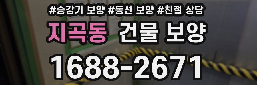 지곡동 건물 보양
