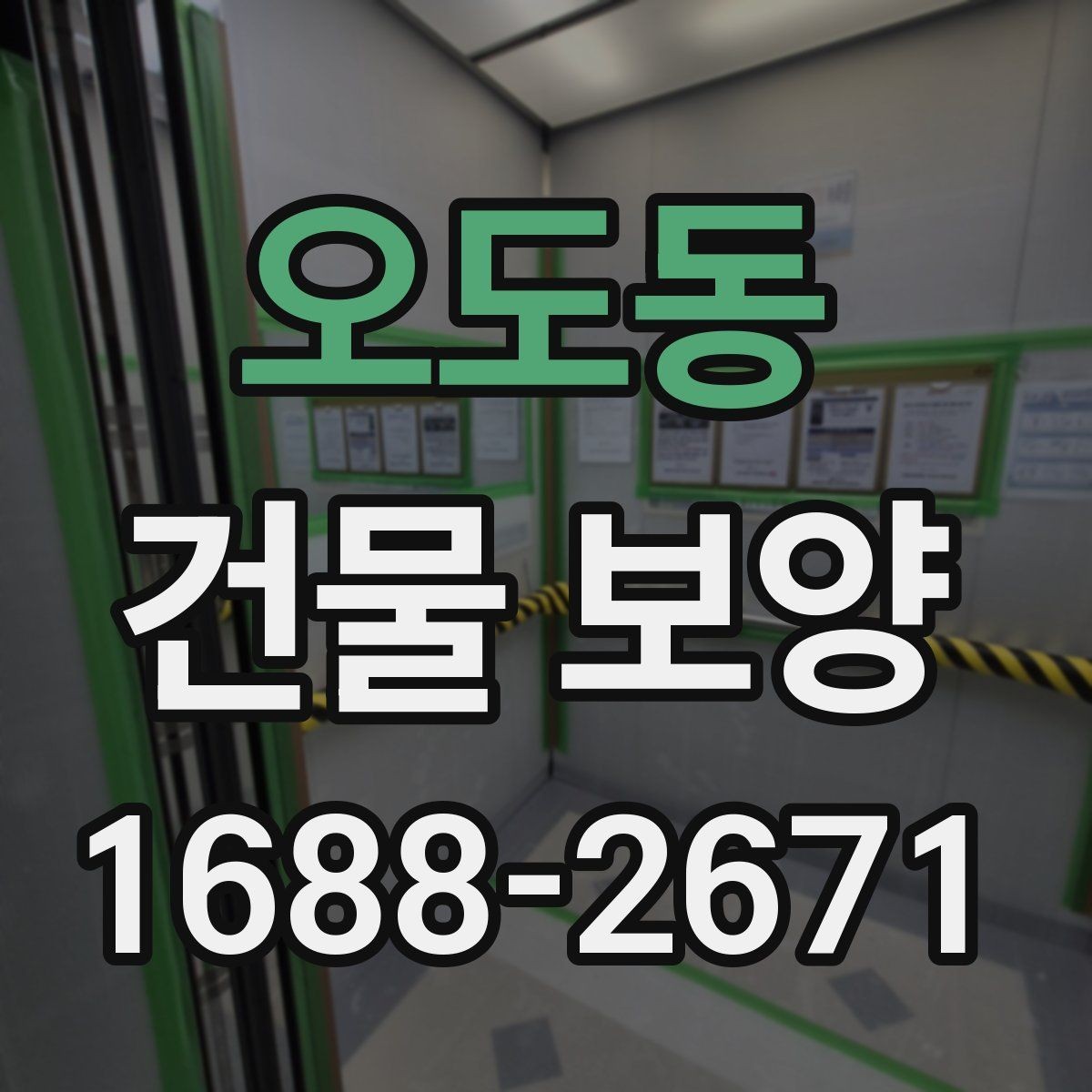 오도동 건물 보양 시공 순서와 준비 과정