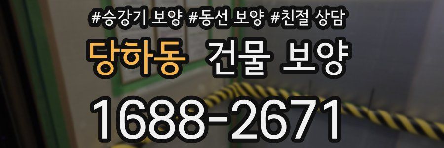당하동 건물 보양