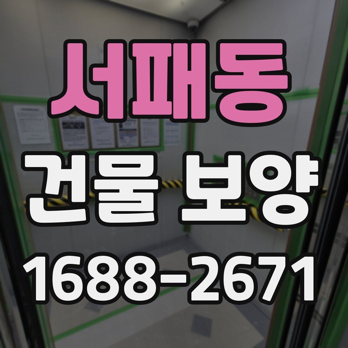 서패동 건물 보양 마감 품질을 높이는 방법