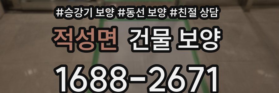 적성면 건물 보양