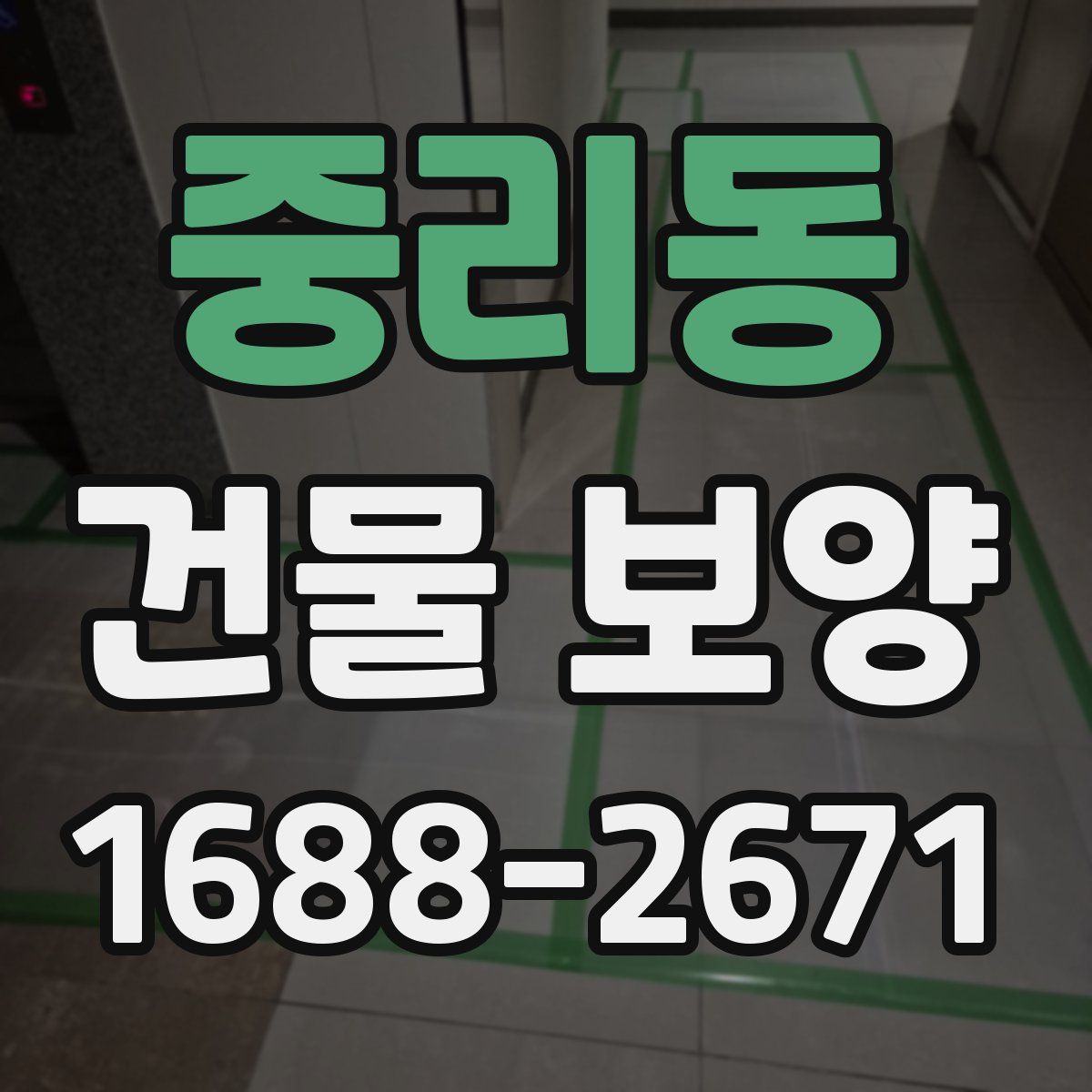 중리동 건물 보양