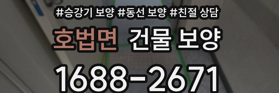 호법면 건물 보양