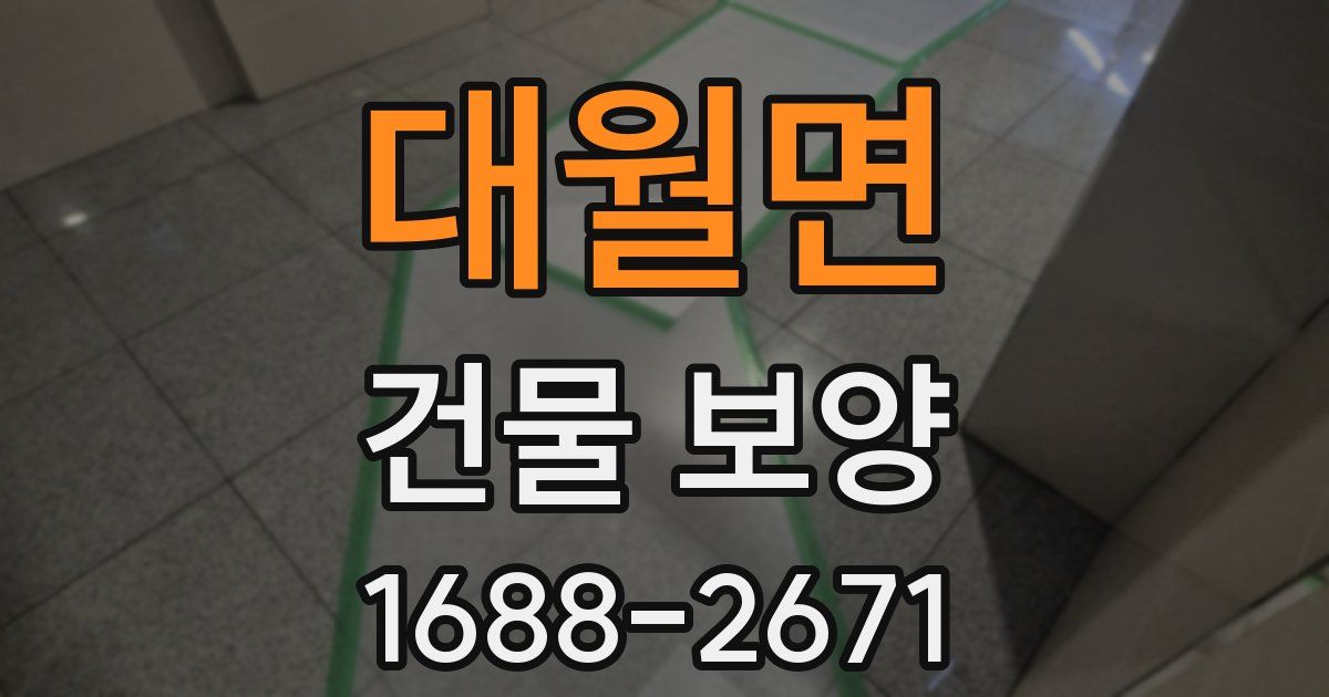 대월면 건물 보양