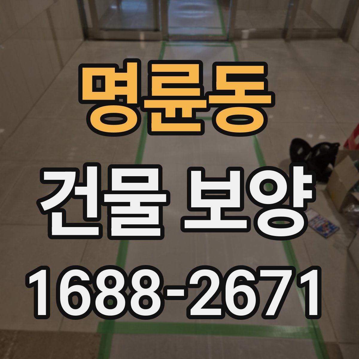 명륜동 건물 보양