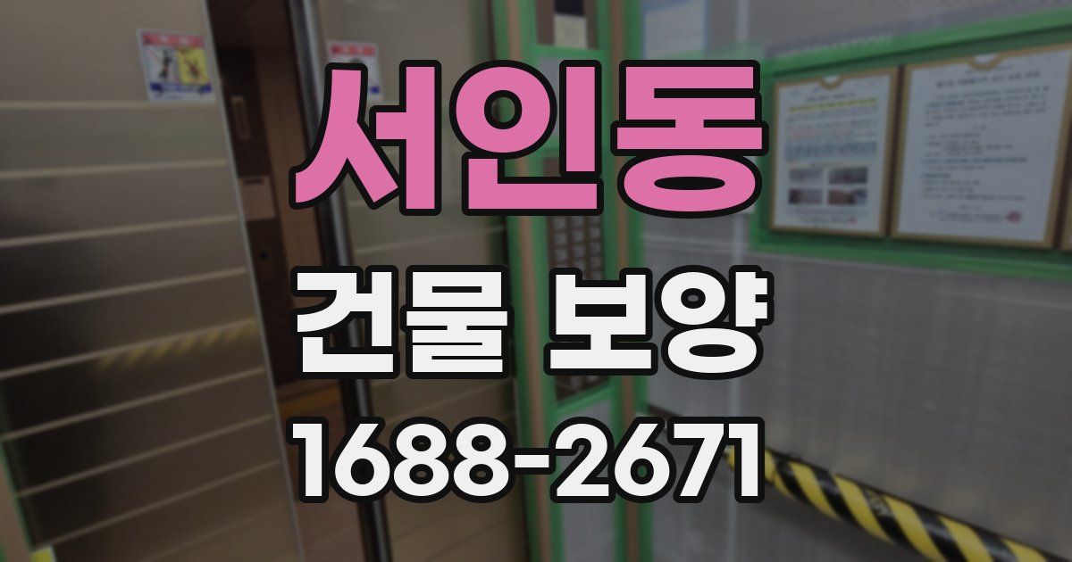 서인동 건물 보양