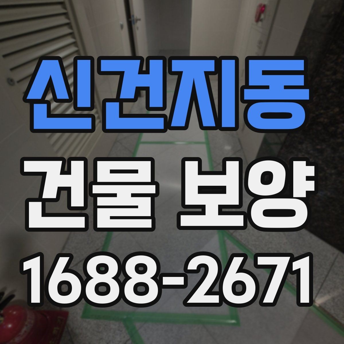 신건지동 건물 보양 공사에 적합한 진행 순서