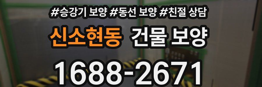신소현동 건물 보양