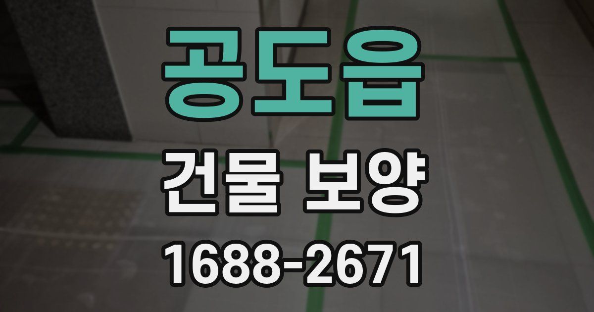 공도읍 건물 보양
