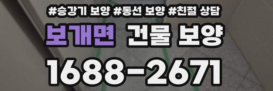 보개면 건물 보양