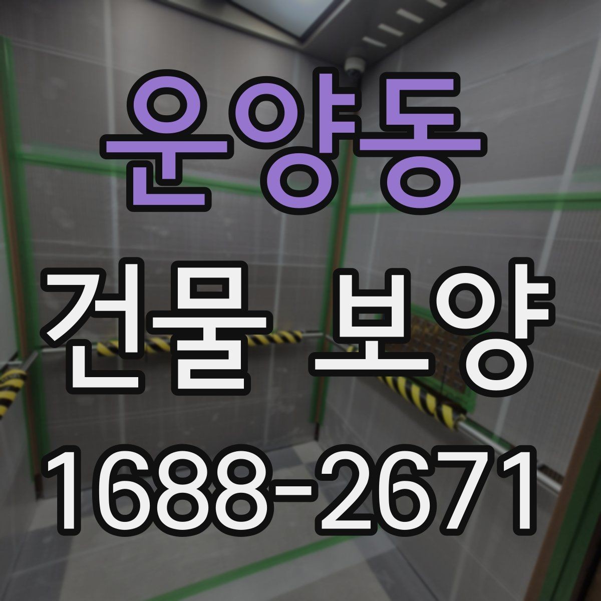 운양동 건물 보양 현장 관리에서 중요한 점