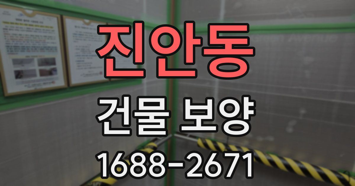 진안동 건물 보양