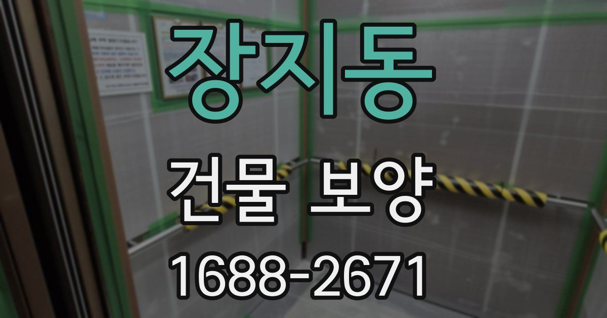 장지동 건물 보양